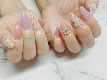 フランセス(Frances)/囲み押し花アート