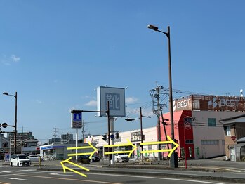 アイラッシュデザインリコ(eyelashdesign RICO.)/左手のマクドナルドを過ぎたら