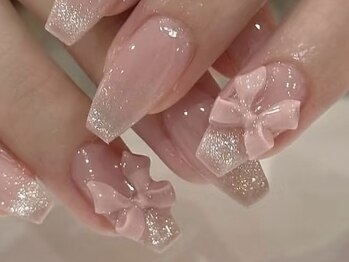 ルネネイル(Lune nail)/キラキラグラデーション