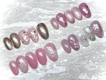 デザイン桜ホログラムアート定額