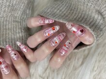 フウ(huu)/heart knit nail