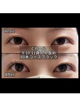 まつげちゃん☆ねいるちゃん/フラットラッシュ80本