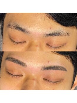トップルック 横浜店(TOP LOOK)/メンズ眉毛ビフォーアフター