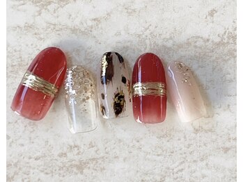 ネイルファクトリー 横浜ベイクォーター店/アニマルデザイン ¥11000