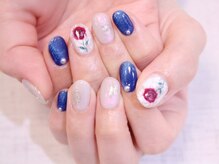 ラルネイル 大宮(Lull. nail)/＊マグネット＊ローズart＊