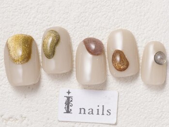 アイネイルズ 渋谷店(I nails)/カラフルぷっくりニュアンス