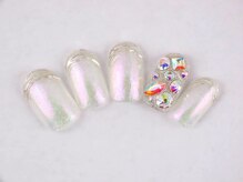 まつげアンドネイル ディアマンローズ(DIAMANT ROSE)/ミラーフレンチ