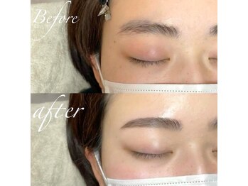 ティアラッシュ(TiaLash)の写真/大人気アイブロウWAX脱毛！骨格や雰囲気に合わせてプロ目線で美眉提案【黄金比型取り+眉ワックス1回¥5500】