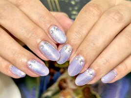 マグネット×オーロラパウダー