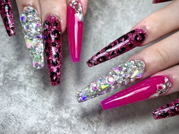 リノネイル(Lino Nail)/スカルプレオパードネイル