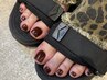 【FOOT】オフ込★ワンカラー￥6600or2本アート￥7700（90min）