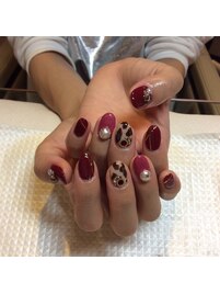 ～大人べっ甲ネイル～