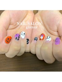ハロウィンネイル
