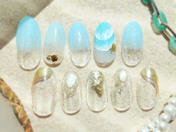 プラスネイル 銀座中央通り店(PLUS NAIL)の写真/短い爪でもおしゃれにキマる上品デザイン★新デザインはフォトギャラリーをチェック！【銀座中央通り店】