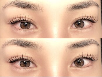 エクラ(eclat.)の写真/パリジェンヌとマツエクの同時施術[アンドヘルシー]で逆さまつ毛等お悩みも解決★目の形に合うデザインに♪