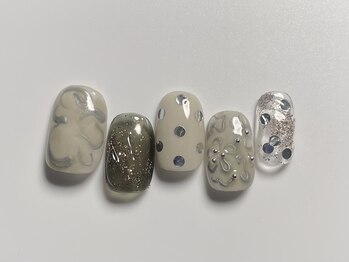 グレー×シルバーニュアンス