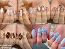 ネイルアイラッシュサロン ベティッシュ 桜木町店(Nail Eyelash Salon BETTISH)の雰囲気（ニュアンス系、韓国ネイル、様々なデザインご用意してます＊）