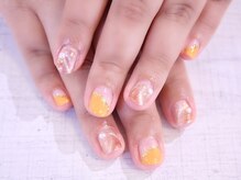 ラルネイル 大宮(Lull. nail)/＊ORANGE＊ニュアンス＊