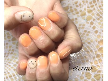 エテル(eterno)/マイカジェルとシアーオレンジ