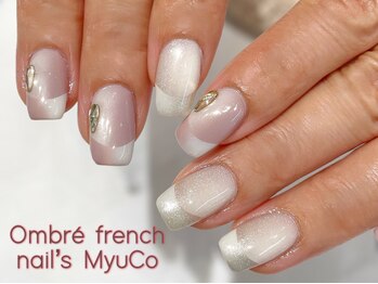 ネイルズミューコ(nail's MyuCo)/オンブレフレンチ