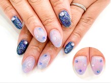 ネイルコレクション ピンク(Nail Collection Pink)/ジェル定額7990☆夜空・タイダイ