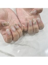 グリーディ 東山店(greedy)/クリアフラワーネイル