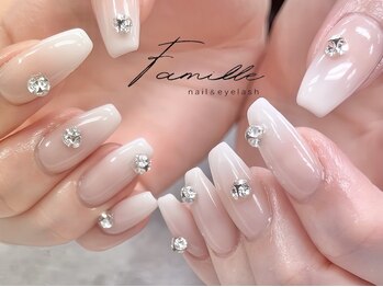 ファミーユ 池袋東口店(Famille)の写真/【初回オフ無料&カラー変更OK】ワンカラー¥3980/定額コース¥4980～/季節のトレンドデザインたくさん◎