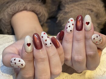 レミア 関内(REMIA)/１月　ハートネイル