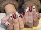 １月　ハートネイル