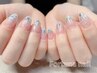 -OPEN記念-初回オフ無料【HAND】美フォルムラメワンカラー/ラメグラ¥8500