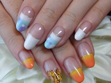 ネイルサロンケイ ヴァリエ(K Varier)/45 ドット・ひまわり