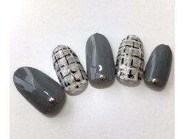 ツイード☆nail