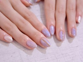 ＊パープル＊華奢ネイル＊