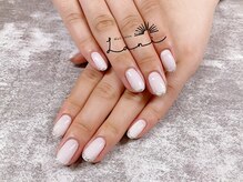 ラニ(Lani)/乳白色×ミラーフレンチ