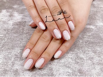 ラニ(Lani)/乳白色×ミラーフレンチ