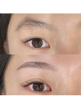 ビューステージ アイブロウサロン 大宮/ふんわり平行眉