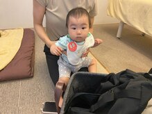 子育てママの整体サロン/施術中のお子様の様子