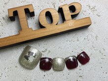 サロン ザ トップ(Salon the Top)/シンプル-ボルドーｘSV