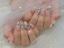 ピンクネイル ¥8000+追加