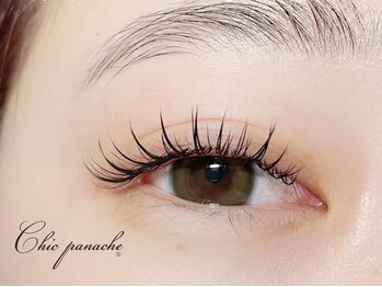 シークパナッシュ(Chic panache)/マツエク束感仕上げ