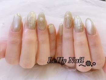 レヒネイル(LeHy nail)/ツイードネイル