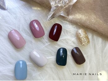 マリーネイルズ 近鉄あべのハルカス店(MARIE NAILS)の写真/★平日限定！１カラー¥4000+税！初回オフ¥０！オリジナルカラーも配合OK♪手足同時施術OK！１week保証付き