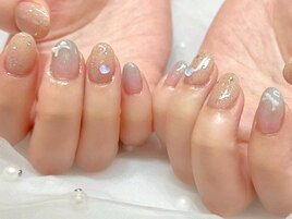 オフィスネイル/大人可愛い