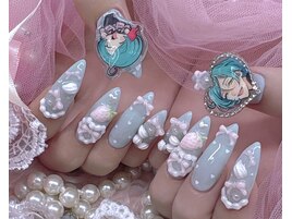 痛ネイル 推しネイル ホイップ