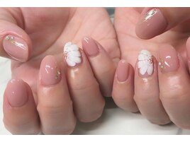 春色お花ネイル