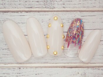 ワンネイル(ONE NAIL)/#ツイードネイル