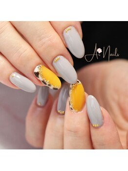 アイネイルズ(Ai nails)/牛柄ネイル