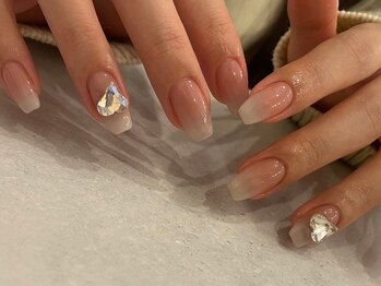 アイネイルズ 天神今泉店(I-nails)の写真/ニュアンスシンプル、オフィスネイル♪【HAND】定額アート　￥6700～￥7800　[天神今泉]