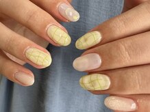 ラクネイル 浦和店(raku nail)/色鉛筆チェックニュアンス