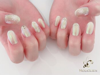 ノーラスリエン 銀座(NOLASLIEN)/東銀座ネイルサロン 冬ネイル